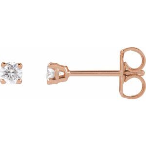 1 Ctw Lab-Grown Diamond Stud Earrings