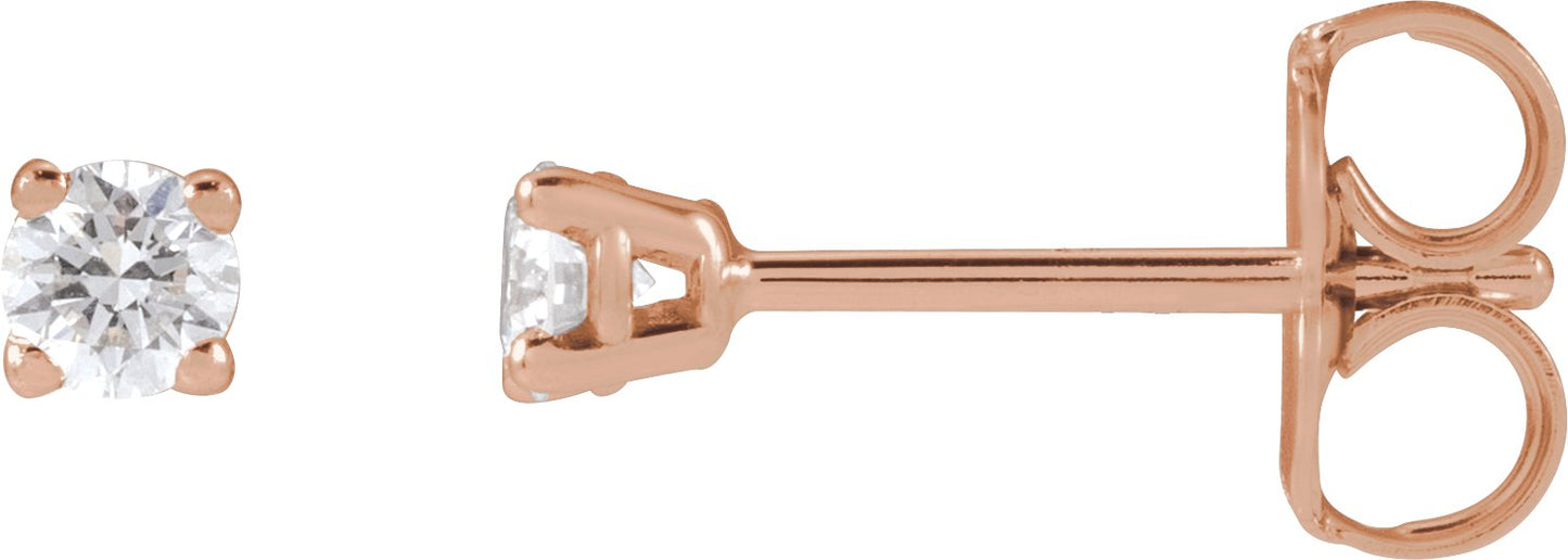 1/6 Ctw Lab-Grown Diamond Stud Earring