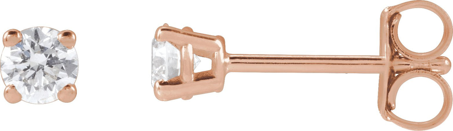 1/4 Ctw Lab-Grown Diamond Stud Earrings