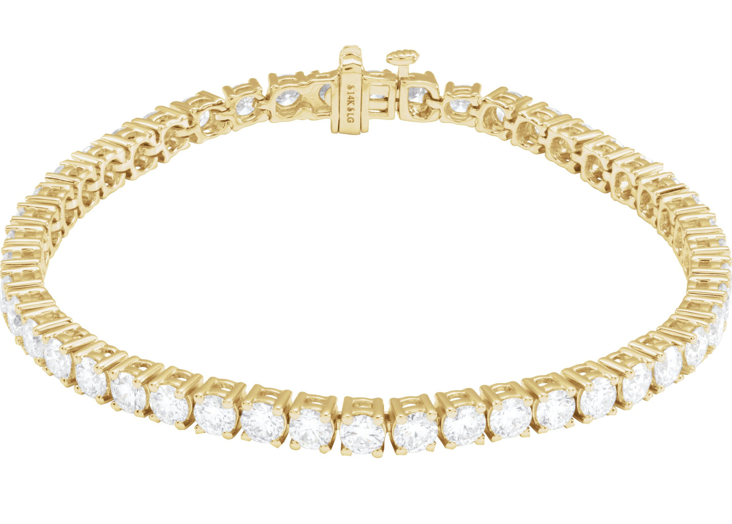8 Ctw Lab-Grown Diamond Line Bracelet - Lab Grown Diamond