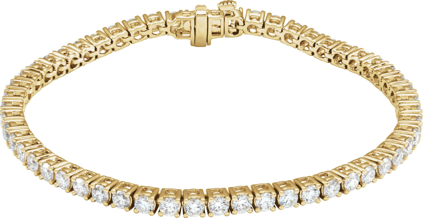 5 Ctw Lab-Grown Diamond Line Bracelet - Lab Grown Diamond