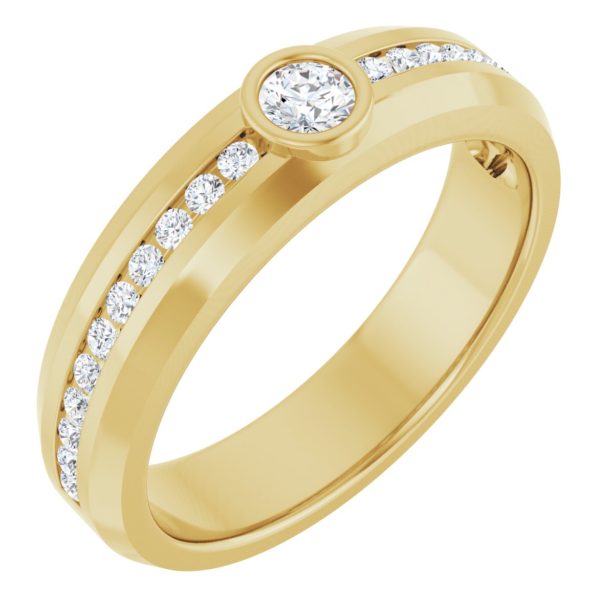 1/2 Ctw Lab-Grown Diamond Band