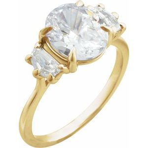 1 1/3 Ctw Lab-Grown Diamond Engagement Ring