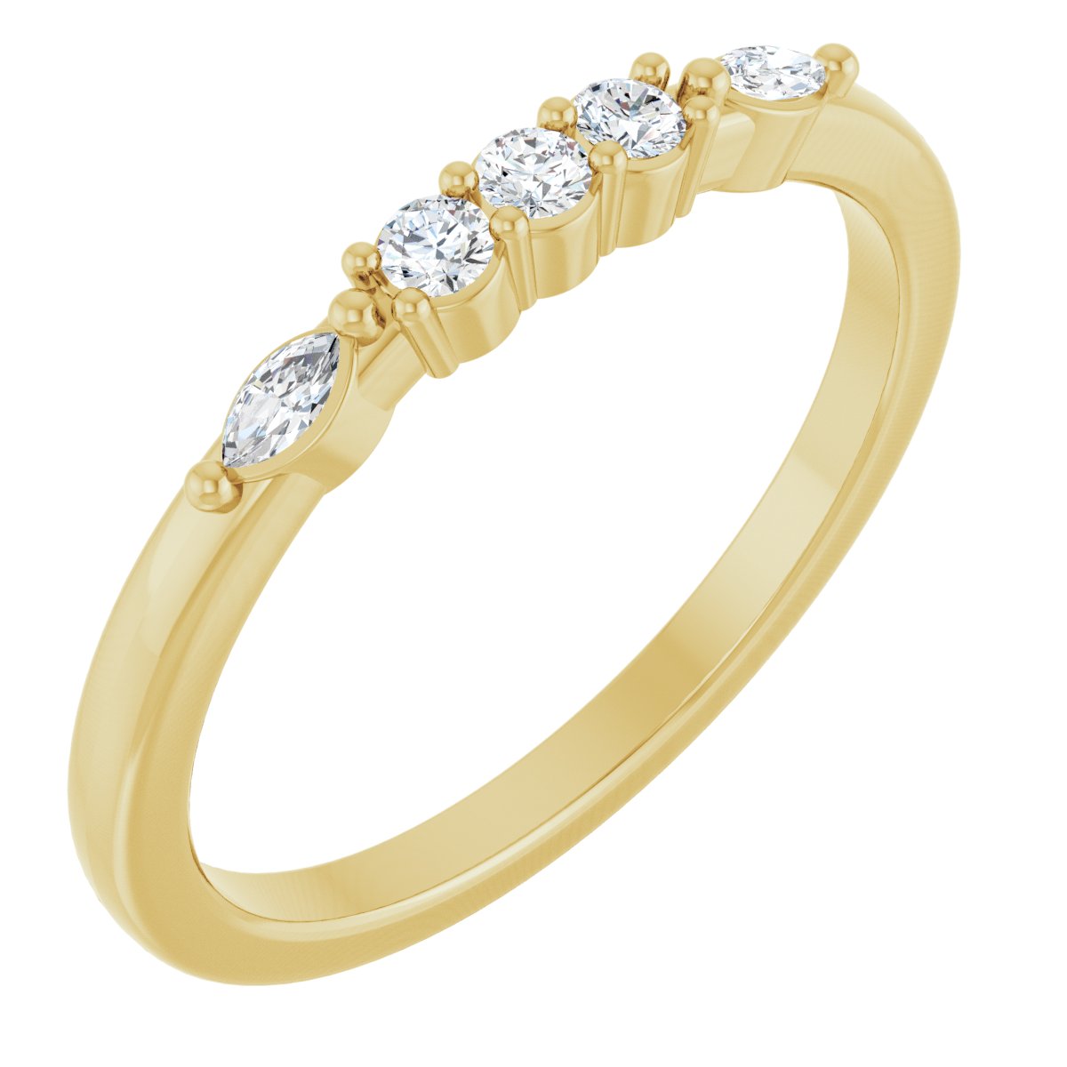 1/5 Ctw Lab-Grown Diamond Anniversary Band
