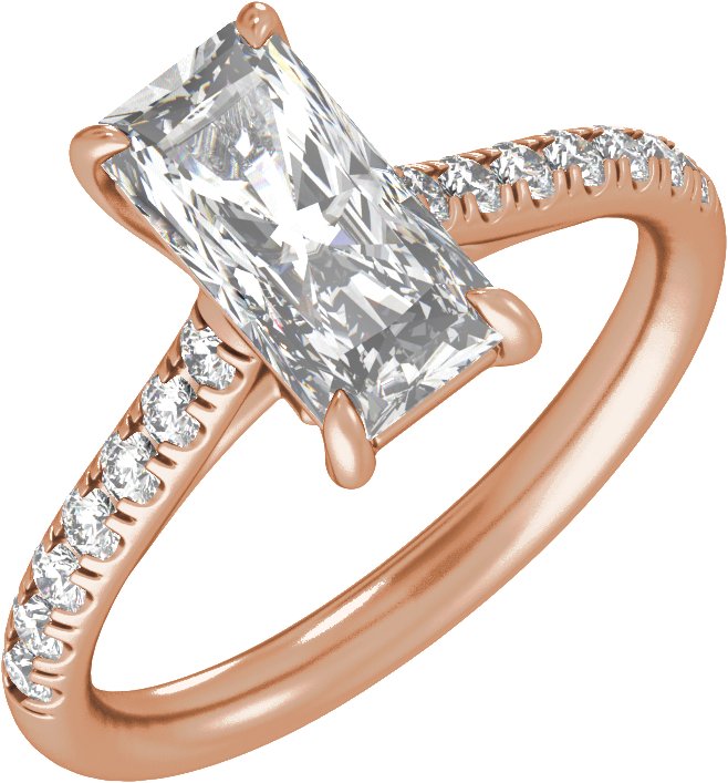 2 1/3 Ctw Lab-Grown Diamond Engagement Ring