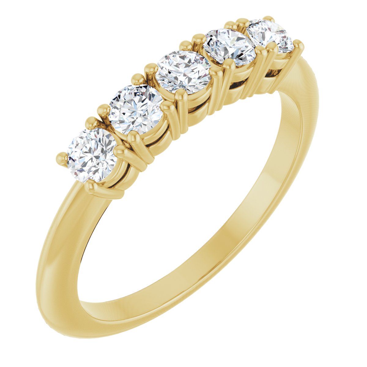 1/2 Ctw Lab-Grown Diamond Anniversary Band