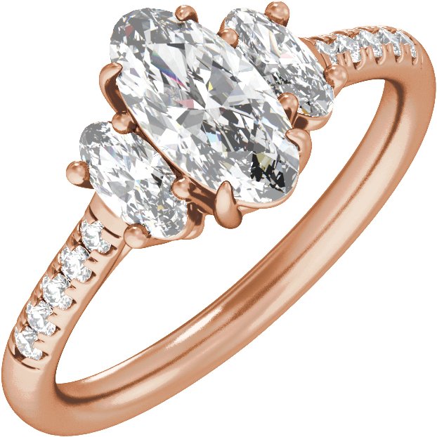 1 1/2 Ctw Lab-Grown Diamond Engagement Ring