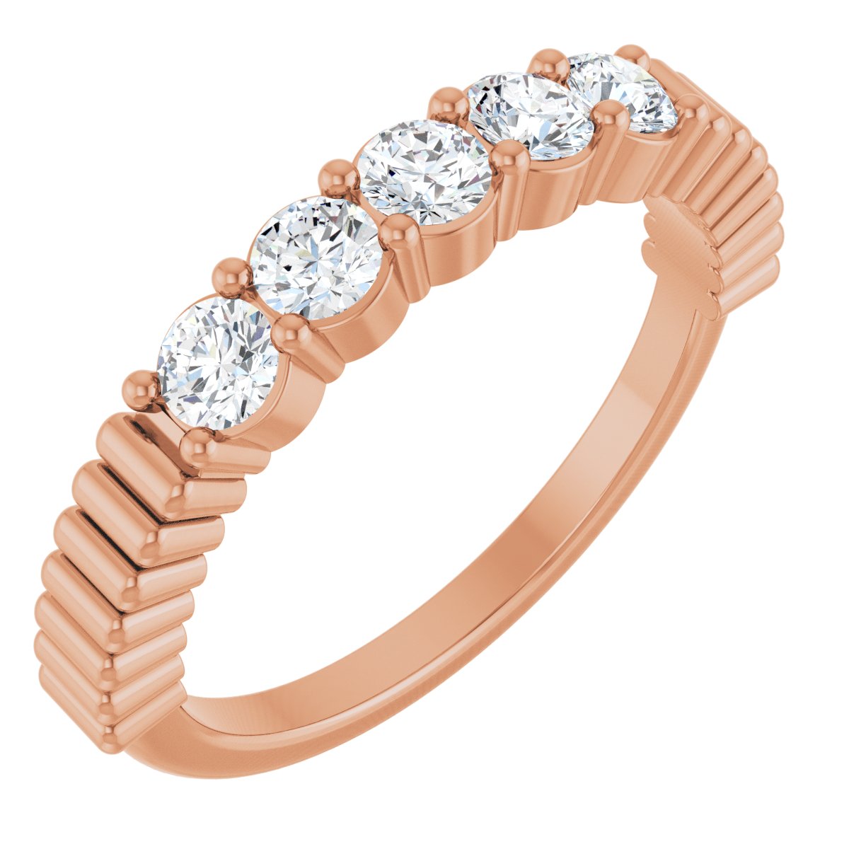 1/2 Ctw Lab-Grown Diamond Anniversary Band