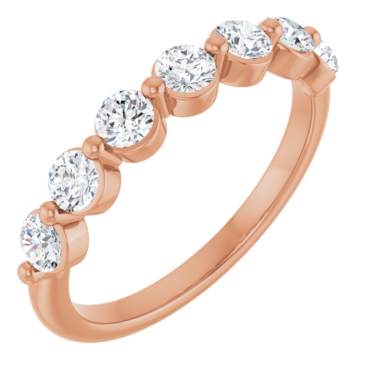5/8 Ctw Lab-Grown Diamond Anniversary Band