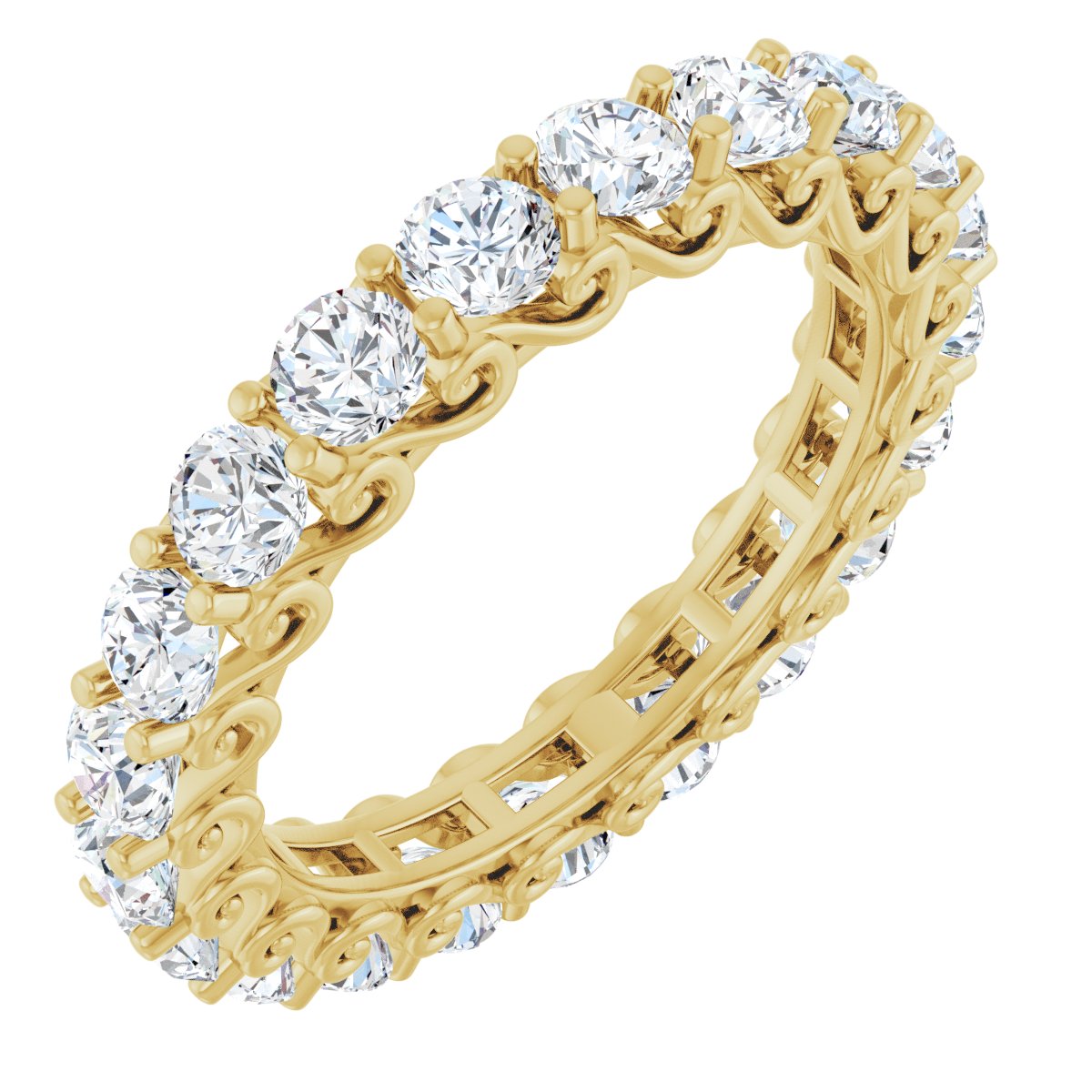 2 Ctw Lab-Grown Diamond Eternity Band