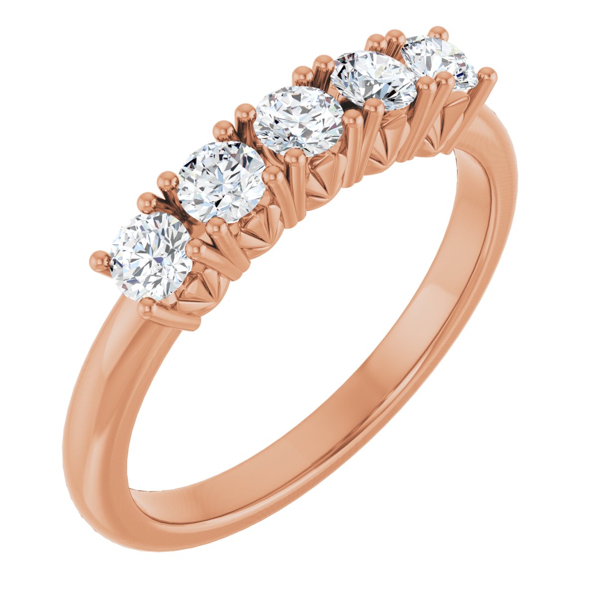 1/2 Ctw Lab-Grown Diamond Anniversary Band