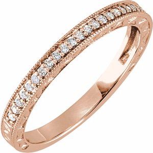 1/8 Ctw Lab Grown Diamond Band