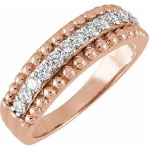 1/2 Ctw Lab-Grown Diamond Band
