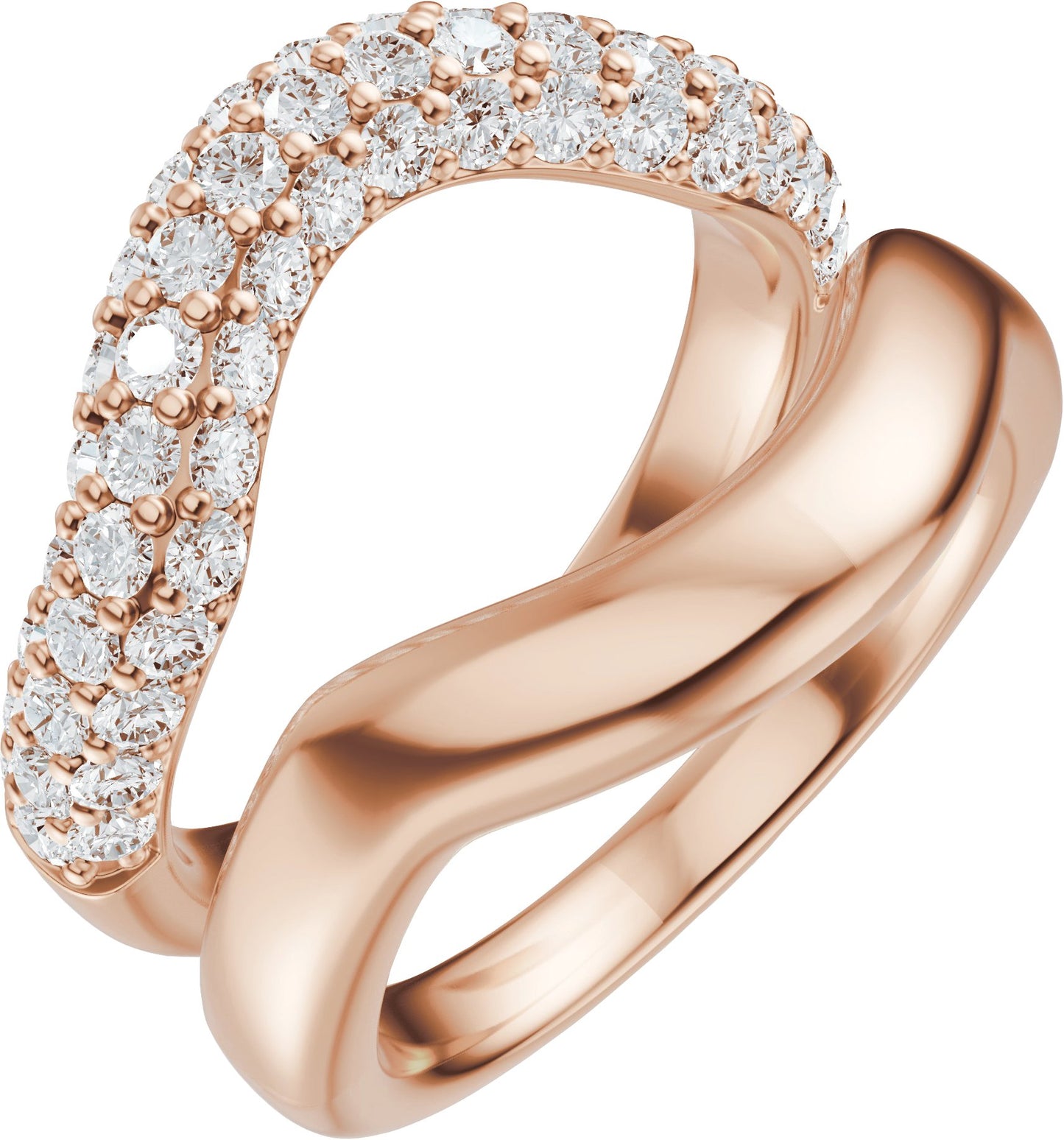 1 Ctw Lab-Grown Diamond Ring Guard