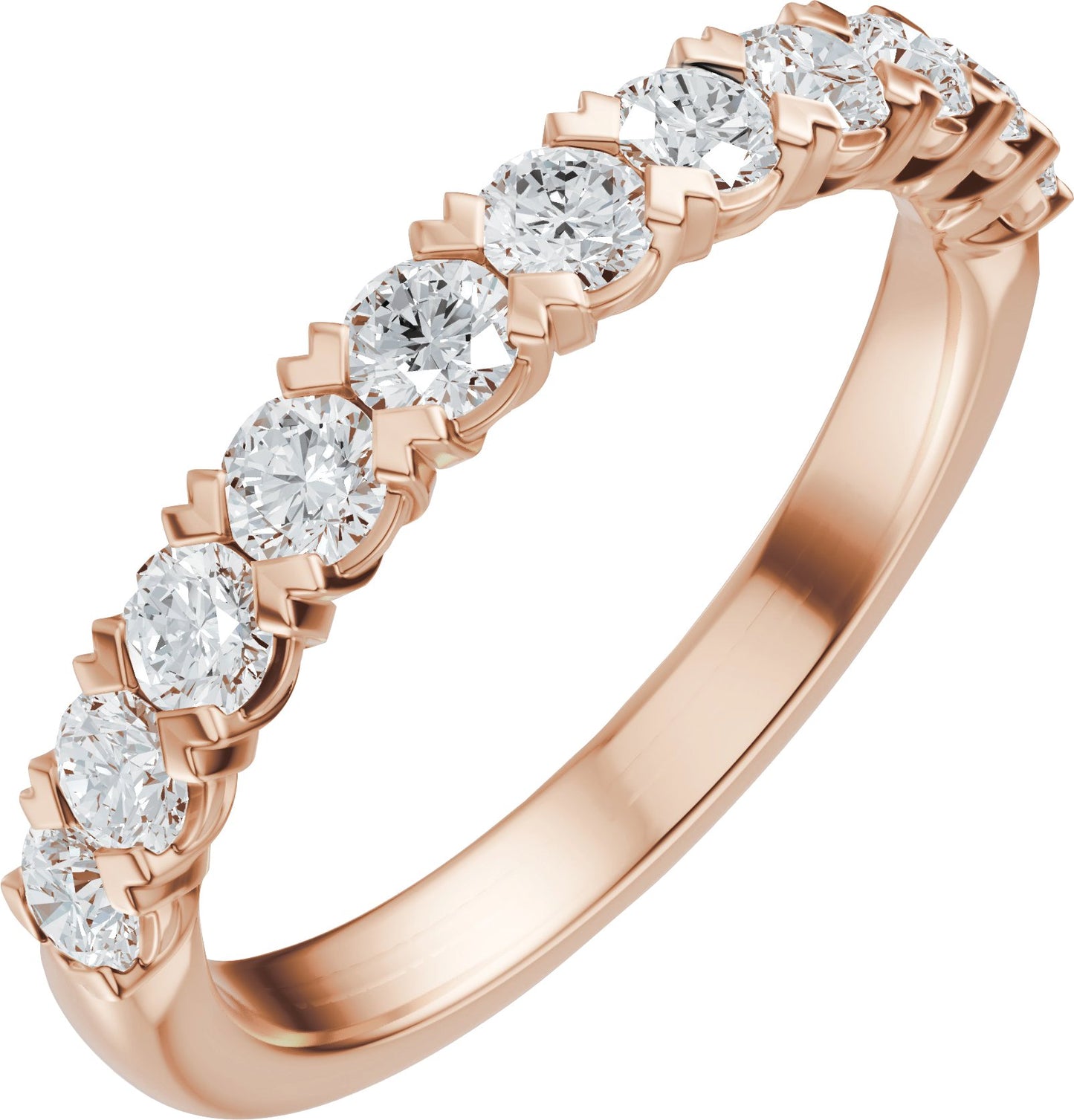 3/4 Ctw Lab-Grown Diamond Low Profile Anniversary Band