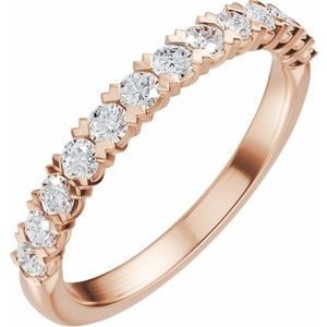 1/2 Ctw Lab-Grown Diamond Low Profile Anniversary Band