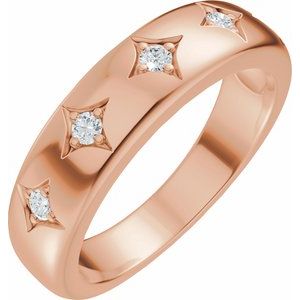 1/10 Ctw Lab Grown Diamond Anniversary Band