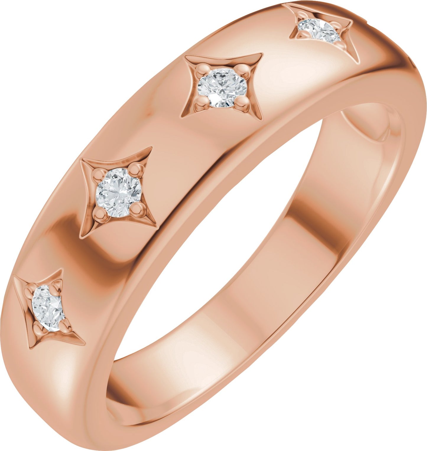 1/10 Ctw Lab Grown Diamond Anniversary Band