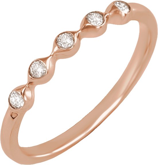 1/8 Ctw Lab-Grown Diamond Anniversary Band