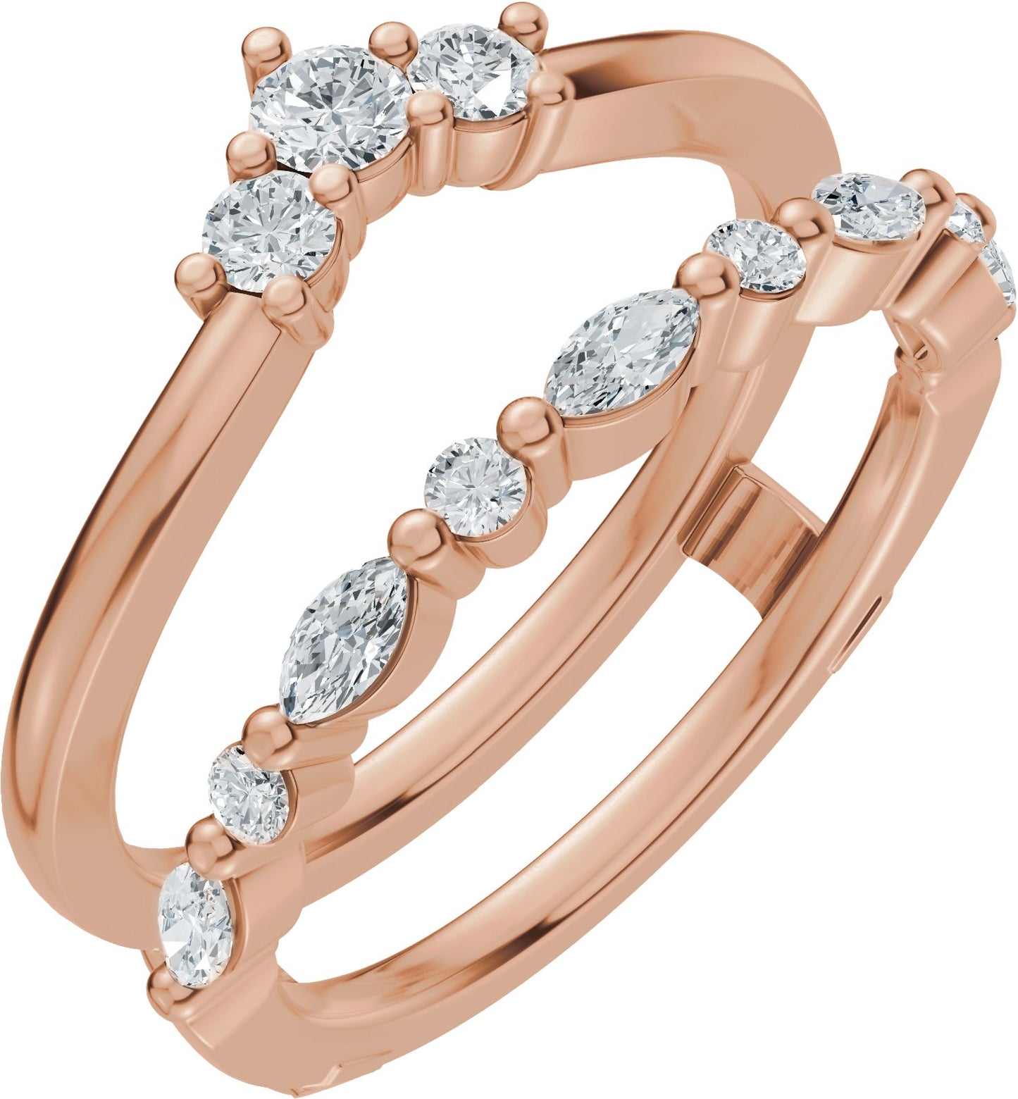 1/2 Ctw Lab-Grown Diamond Ring Guard
