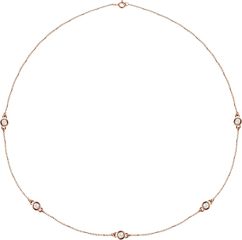 1 Ctw Lab-Grown Diamond Necklace