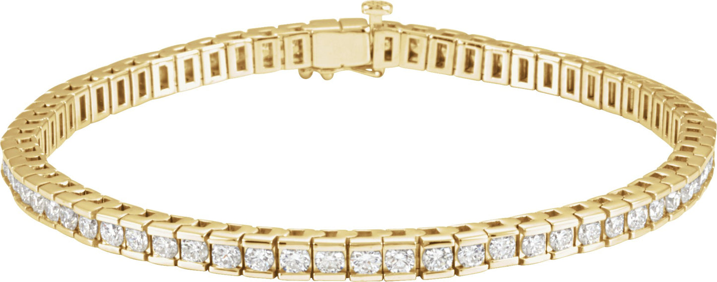 4 Ctw Lab Grown Diamond Bracelet