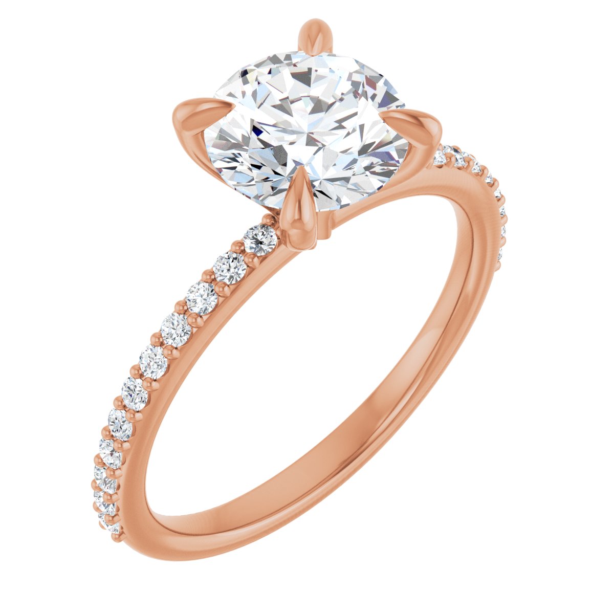 2 1/5 Ctw Lab-Grown Diamond Engagement Ring