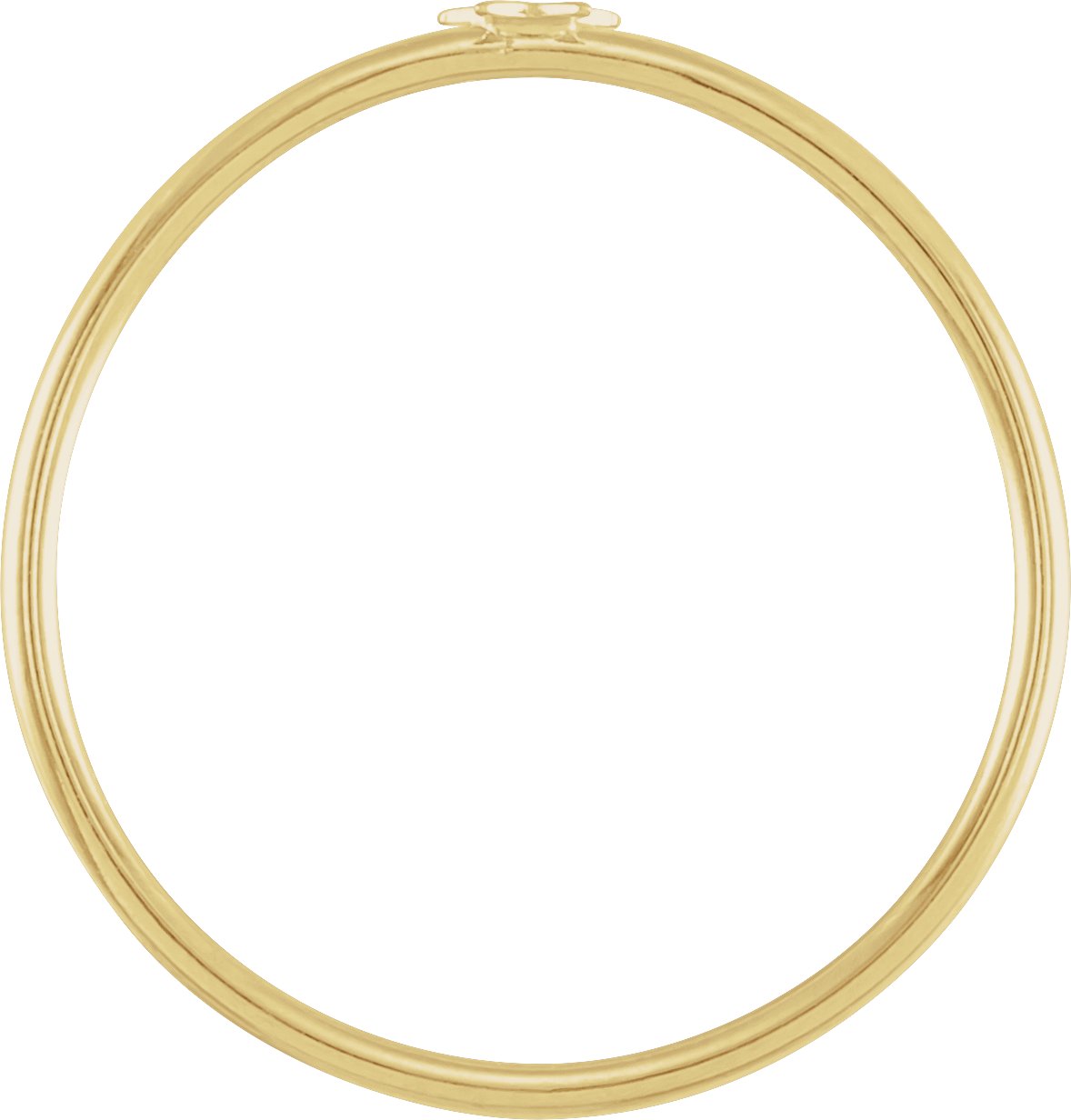 Stackable Star Ring - Yellow Gold