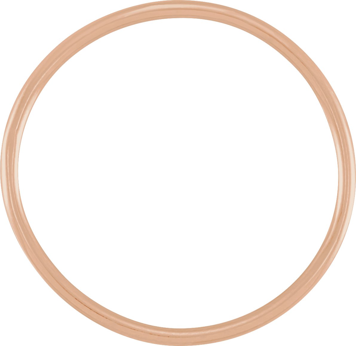 Stackable Ring Size 8 - Rose Gold