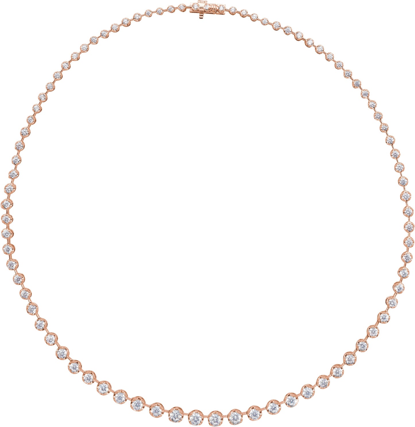 6 3/4 Ctw Lab-Grown Diamond Line Necklace