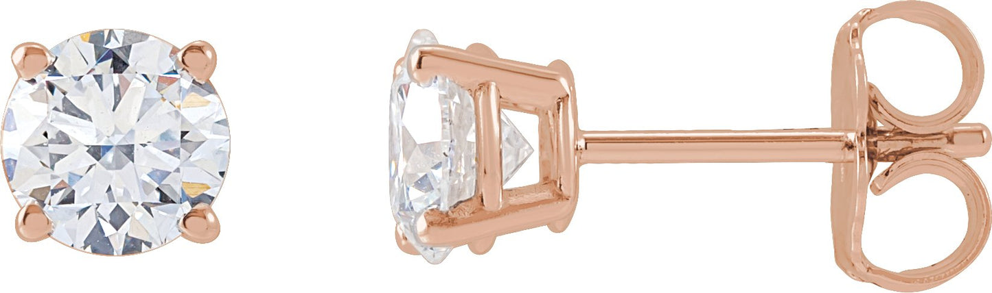 1 1/4 Ctw Lab-Grown Diamond Stud Earrings