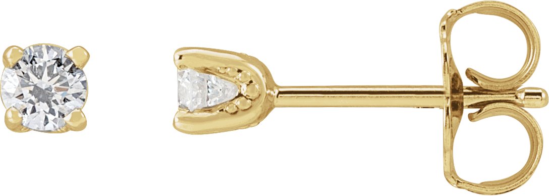 1/2 Ctw Lab-Grown Diamond U-Prong Earrings