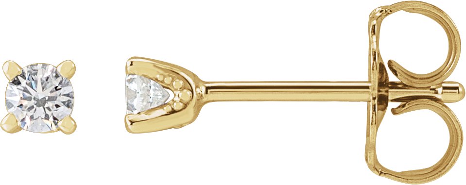 1/3 Ctw Lab-Grown Diamond U-Prong Earrings