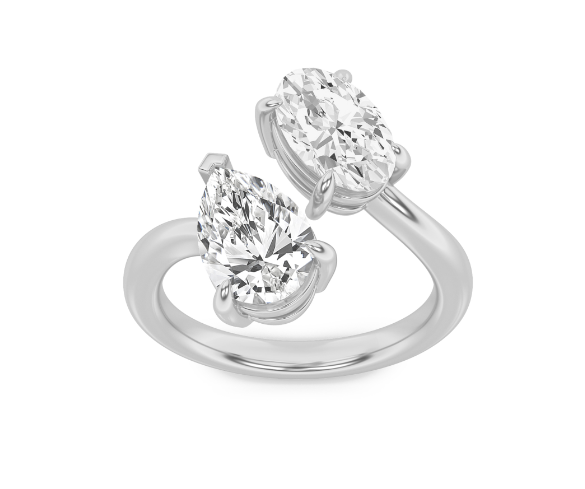 TOI ET MOI LAB GROWN DIAMONDS 3CTW RING OV/PS - Brilliance Direct
