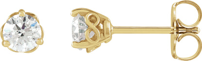 1/2 Ctw Lab-Grown Diamond Infinity-Inspired Earrings