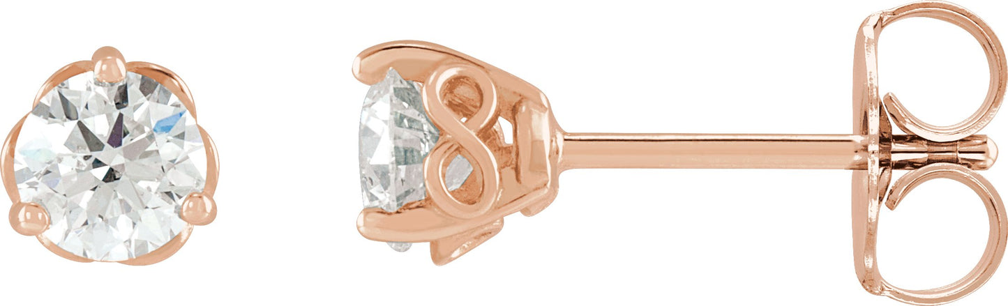 1/2 Ctw Lab-Grown Diamond Infinity-Inspired Earrings - Lab Grown Diamond