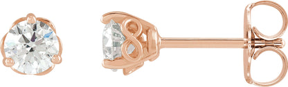 1/2 Ctw Lab-Grown Diamond Infinity-Inspired Earrings - Lab Grown Diamond