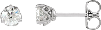 1/2 Ctw Lab-Grown Diamond Infinity-Inspired Earrings
