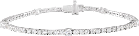 1 3/4 Ctw Lab-Grown Diamond Line Bracelet