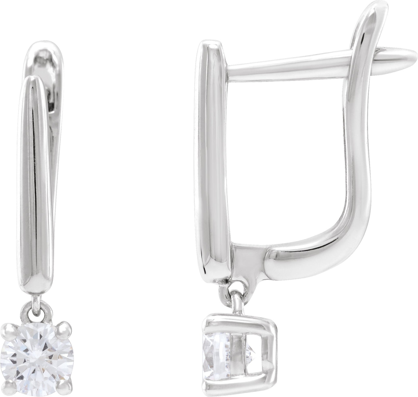 1/2 Ctw Lab-Grown Diamond Earrings