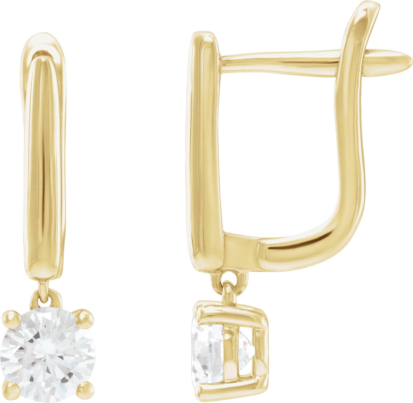 1 Ctw Lab-Grown Diamond Earrings - Lab Grown Diamond
