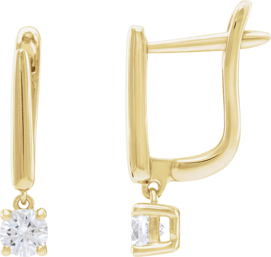 1/2 Ctw Lab-Grown Diamond Earrings - Lab Grown Diamond