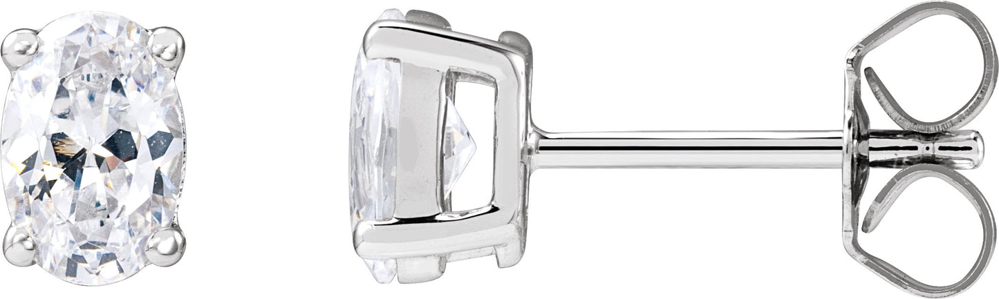 3/4 Ctw Lab-Grown Diamond Stud Earrings