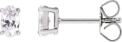 1/2 Ctw Lab-Grown Diamond Stud Earrings