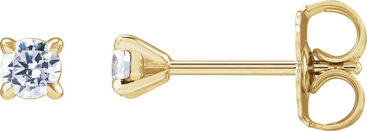 1/5 Ctw Lab-Grown Diamond 4-Prong Claw Cocktail Style Stud Earrings - Lab Grown Diamond