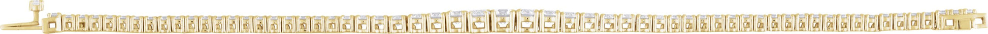 6 Ctw Lab-Grown Diamond Line Bracelet - Lab Grown Diamond