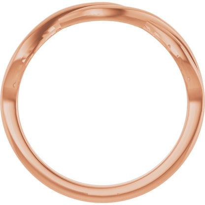 Twisted Ring - Rose Gold