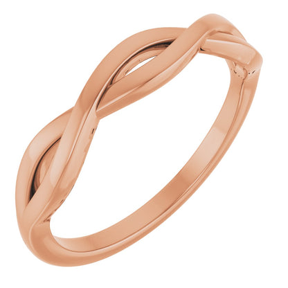 Twisted Ring - Rose Gold