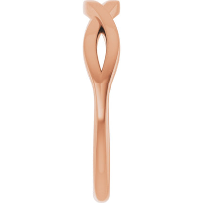 Twisted Ring - Rose Gold