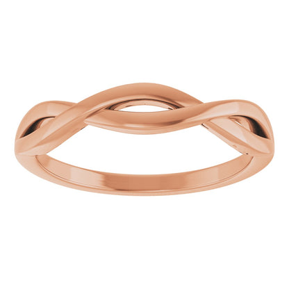 Twisted Ring - Rose Gold